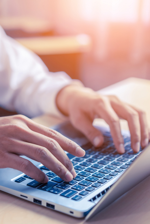 Businessman Hand Using Laptop Computer Office 1.jpg